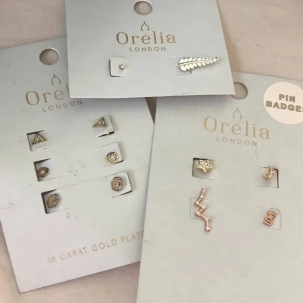 Orelia Assorted Stud and Pin Bundle- NWT - Picture 1 of 8